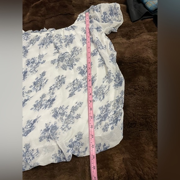 Gorgeous 100% Silk Summer Top Size Medium - Picture 8 of 11